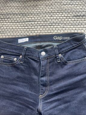 GAP 1969 Women's Dark Blue Wide Leg Jeans